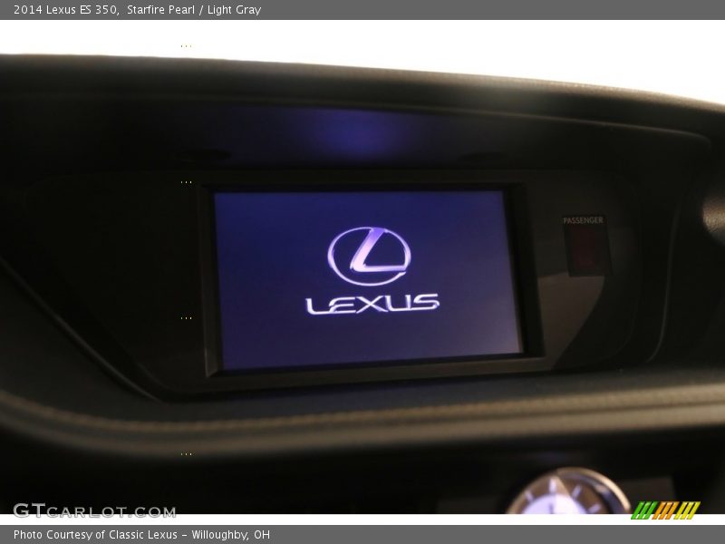 Starfire Pearl / Light Gray 2014 Lexus ES 350