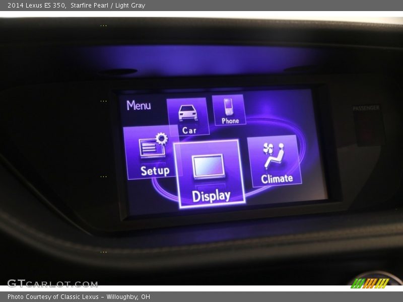 Starfire Pearl / Light Gray 2014 Lexus ES 350