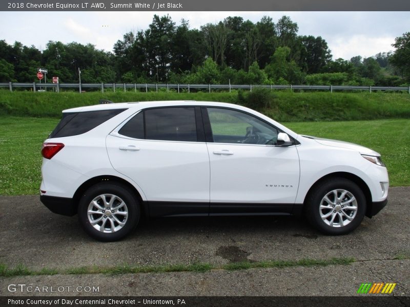 Summit White / Jet Black 2018 Chevrolet Equinox LT AWD