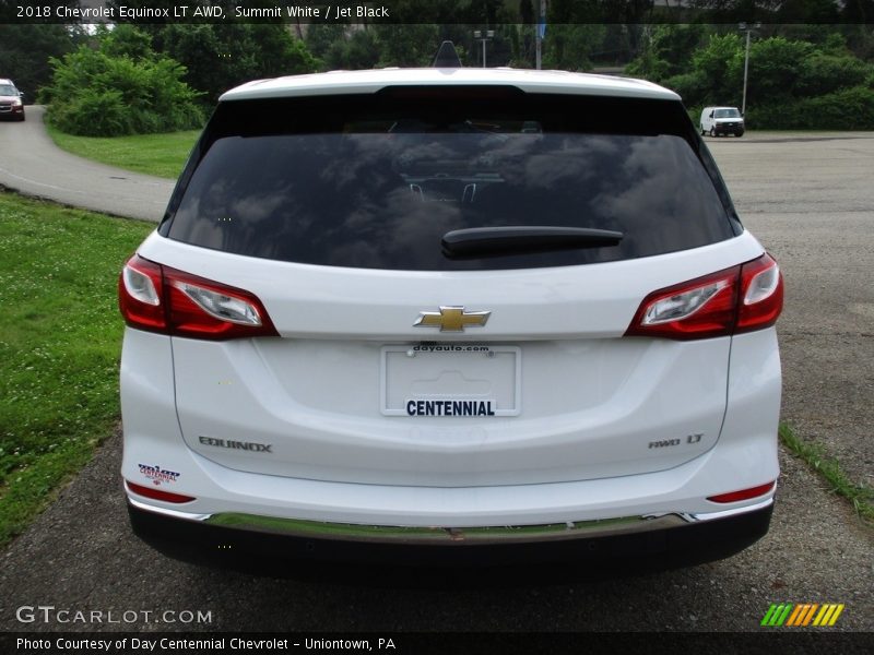 Summit White / Jet Black 2018 Chevrolet Equinox LT AWD