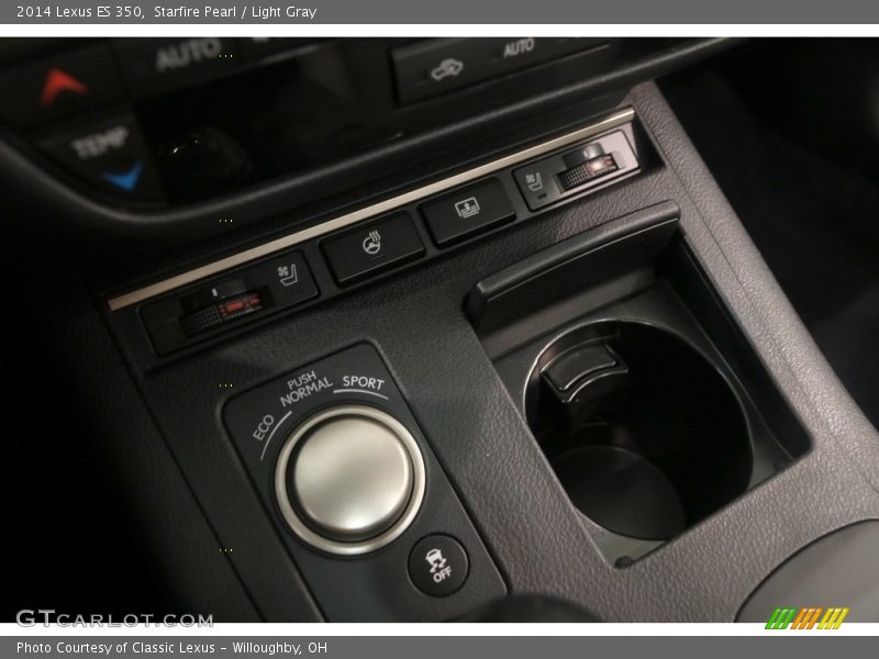 Starfire Pearl / Light Gray 2014 Lexus ES 350