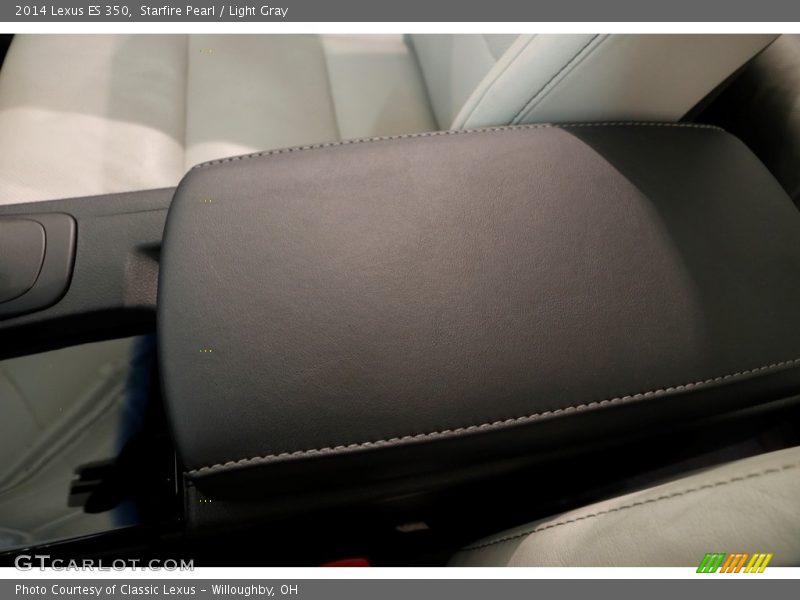 Starfire Pearl / Light Gray 2014 Lexus ES 350