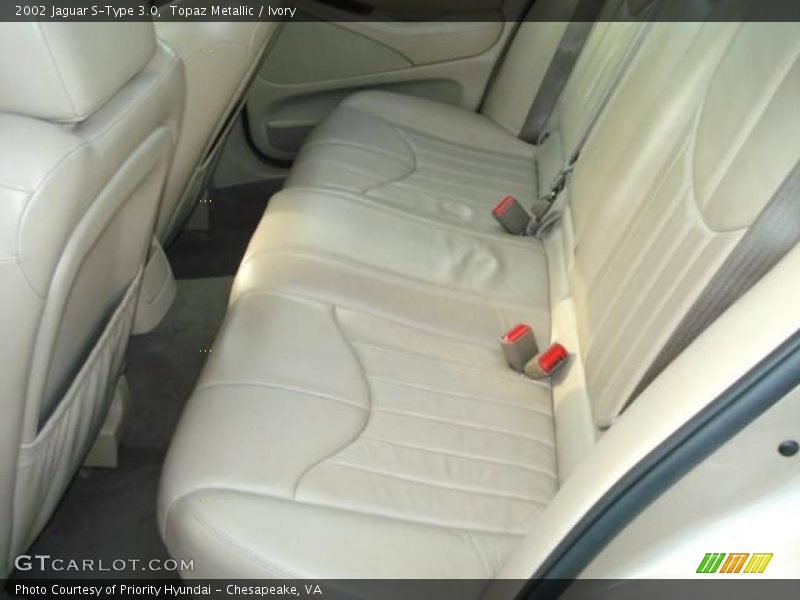 Topaz Metallic / Ivory 2002 Jaguar S-Type 3.0