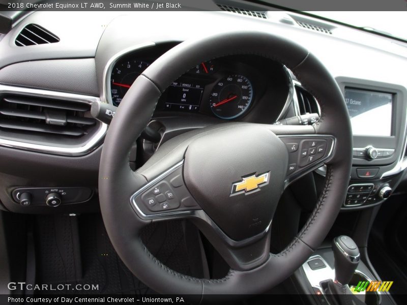 Summit White / Jet Black 2018 Chevrolet Equinox LT AWD