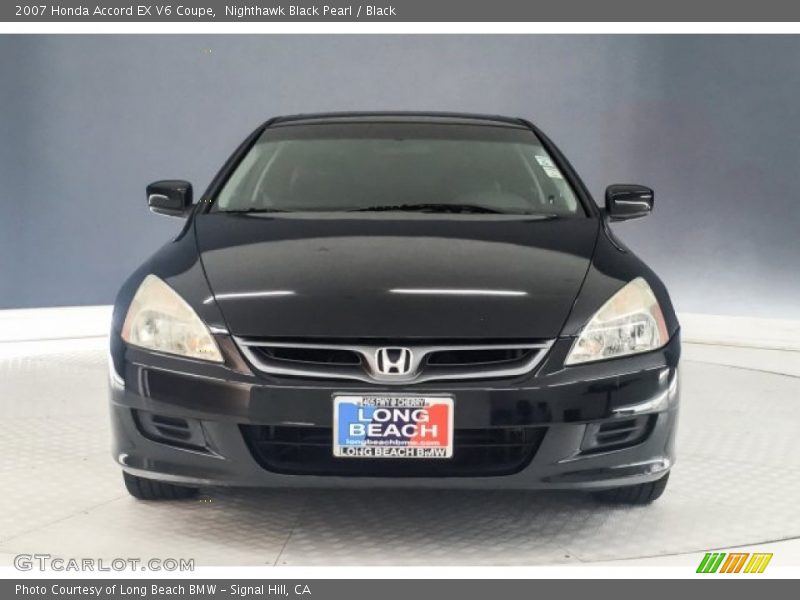 Nighthawk Black Pearl / Black 2007 Honda Accord EX V6 Coupe