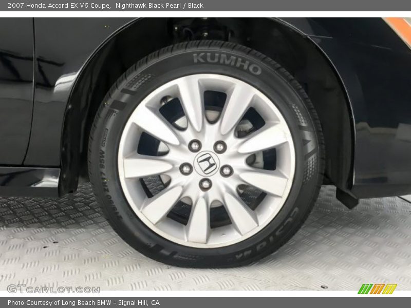 Nighthawk Black Pearl / Black 2007 Honda Accord EX V6 Coupe