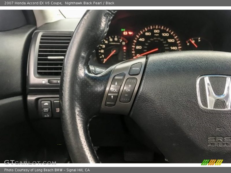 Nighthawk Black Pearl / Black 2007 Honda Accord EX V6 Coupe