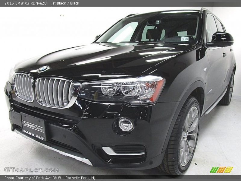 Jet Black / Black 2015 BMW X3 xDrive28i