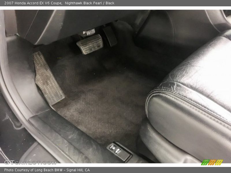 Nighthawk Black Pearl / Black 2007 Honda Accord EX V6 Coupe
