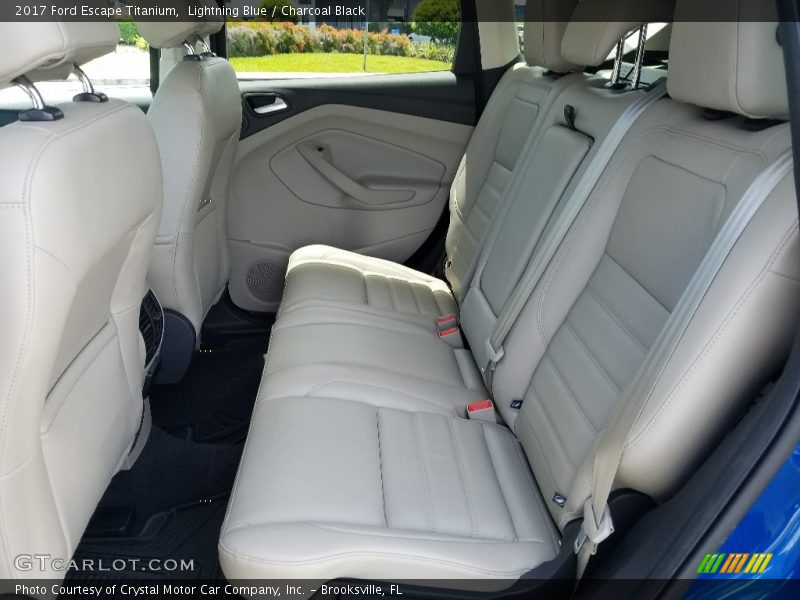 Lightning Blue / Charcoal Black 2017 Ford Escape Titanium
