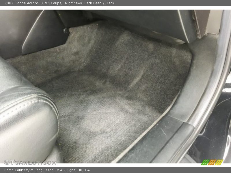 Nighthawk Black Pearl / Black 2007 Honda Accord EX V6 Coupe