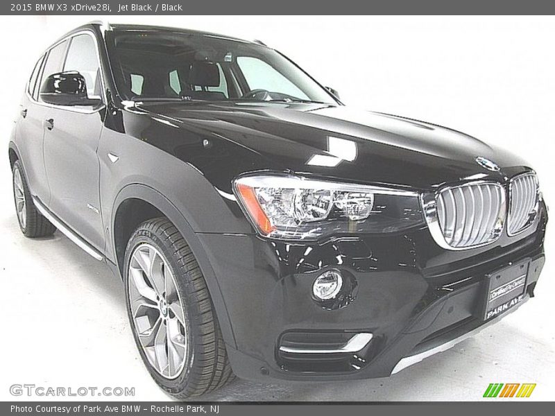 Jet Black / Black 2015 BMW X3 xDrive28i