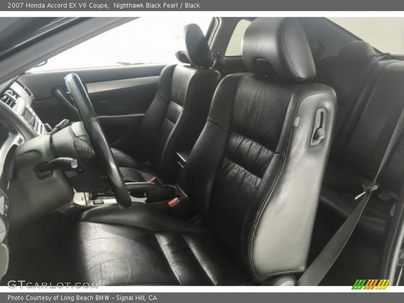 Nighthawk Black Pearl / Black 2007 Honda Accord EX V6 Coupe