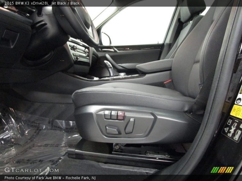 Jet Black / Black 2015 BMW X3 xDrive28i