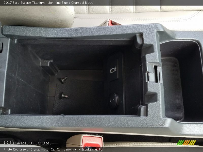 Lightning Blue / Charcoal Black 2017 Ford Escape Titanium