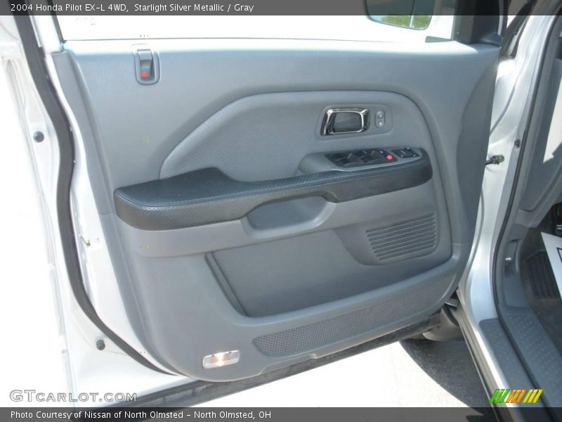 Starlight Silver Metallic / Gray 2004 Honda Pilot EX-L 4WD