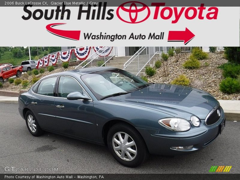 Glacier Blue Metallic / Gray 2006 Buick LaCrosse CX