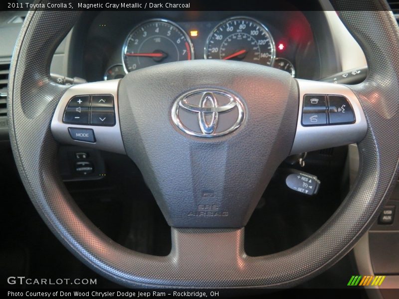 Magnetic Gray Metallic / Dark Charcoal 2011 Toyota Corolla S