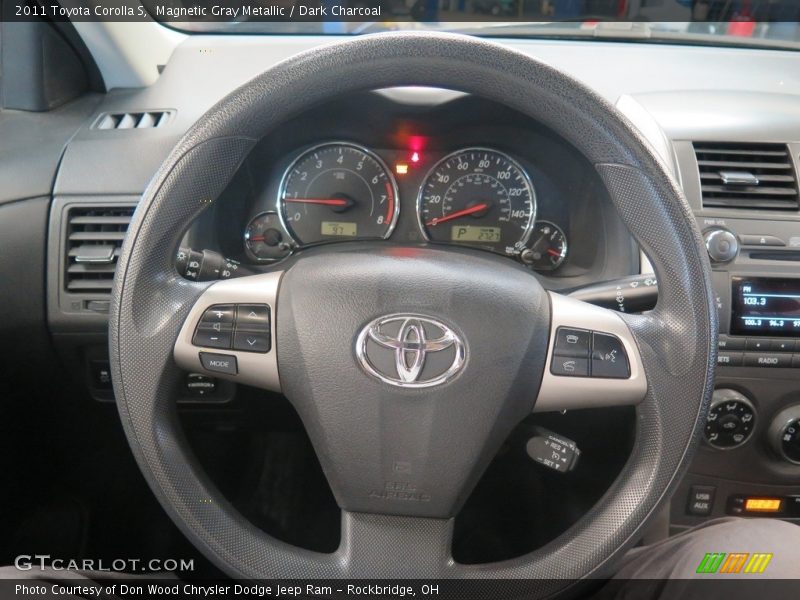 Magnetic Gray Metallic / Dark Charcoal 2011 Toyota Corolla S