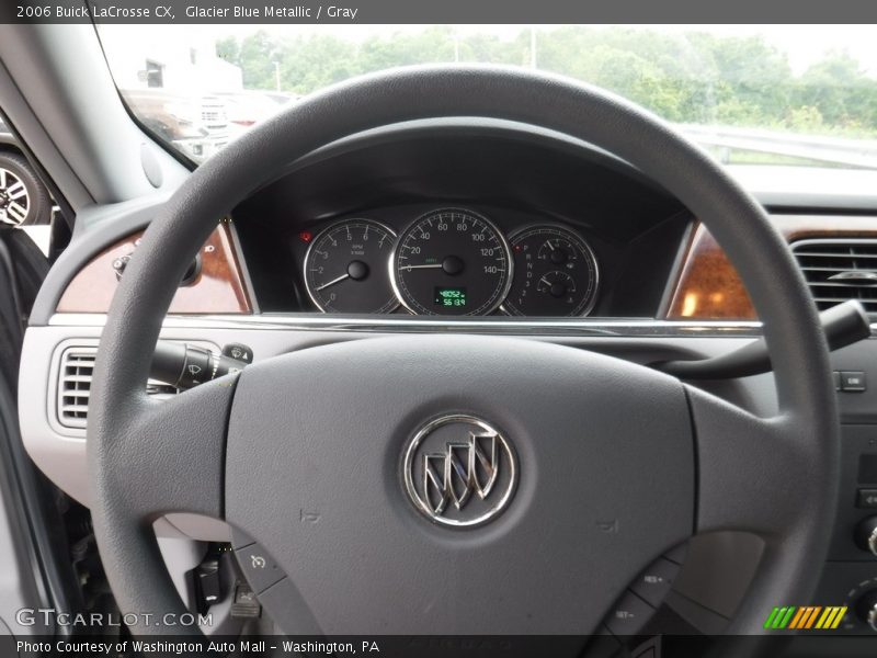 Glacier Blue Metallic / Gray 2006 Buick LaCrosse CX