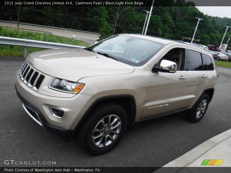 Cashmere Pearl / Black/Light Frost Beige 2015 Jeep Grand Cherokee Limited 4x4