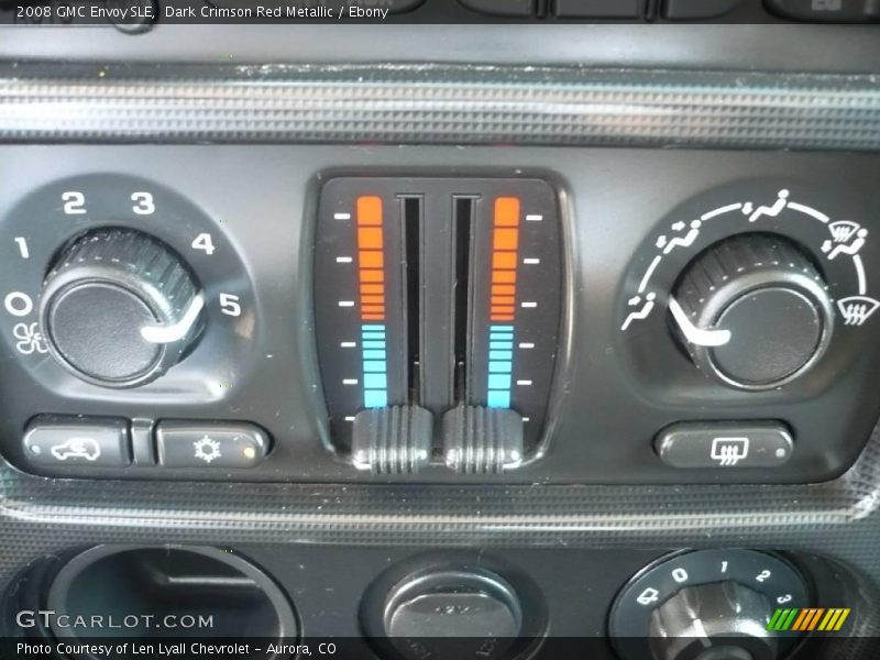 Dark Crimson Red Metallic / Ebony 2008 GMC Envoy SLE