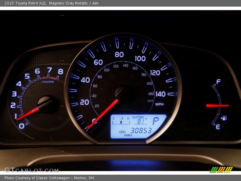 Magnetic Gray Metallic / Ash 2015 Toyota RAV4 XLE