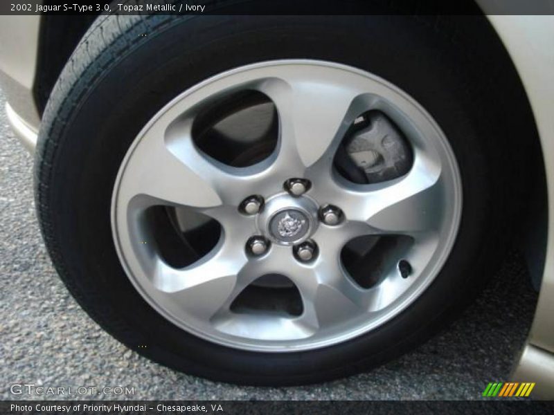 Topaz Metallic / Ivory 2002 Jaguar S-Type 3.0