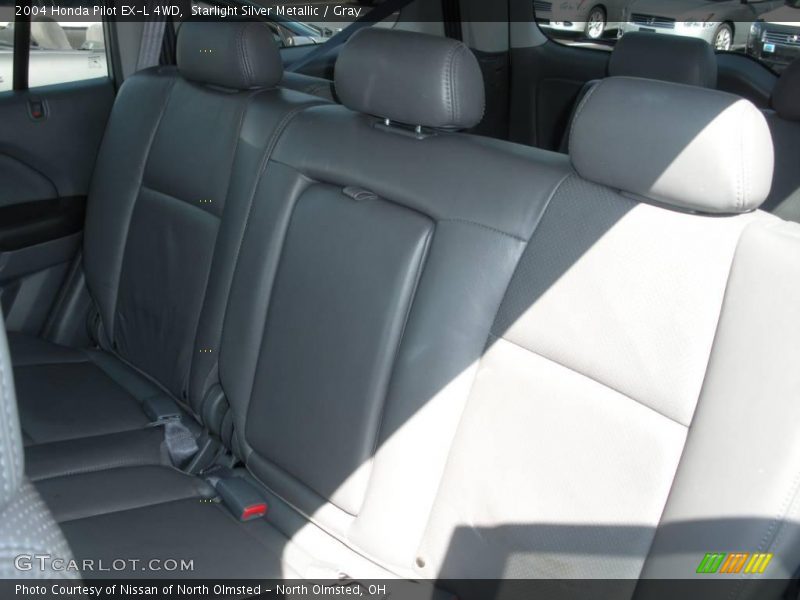Starlight Silver Metallic / Gray 2004 Honda Pilot EX-L 4WD