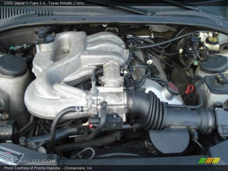 Topaz Metallic / Ivory 2002 Jaguar S-Type 3.0