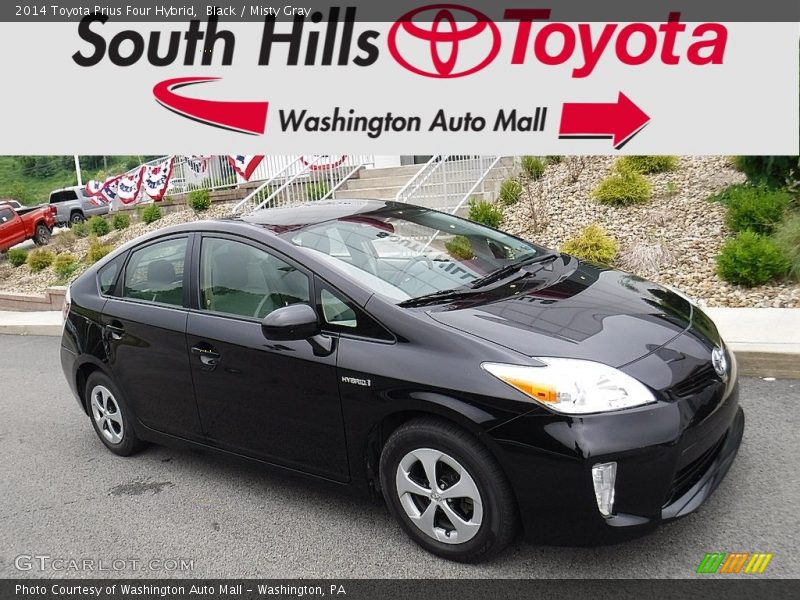 Black / Misty Gray 2014 Toyota Prius Four Hybrid