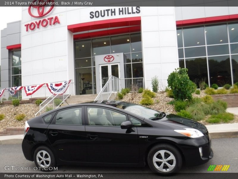 Black / Misty Gray 2014 Toyota Prius Four Hybrid