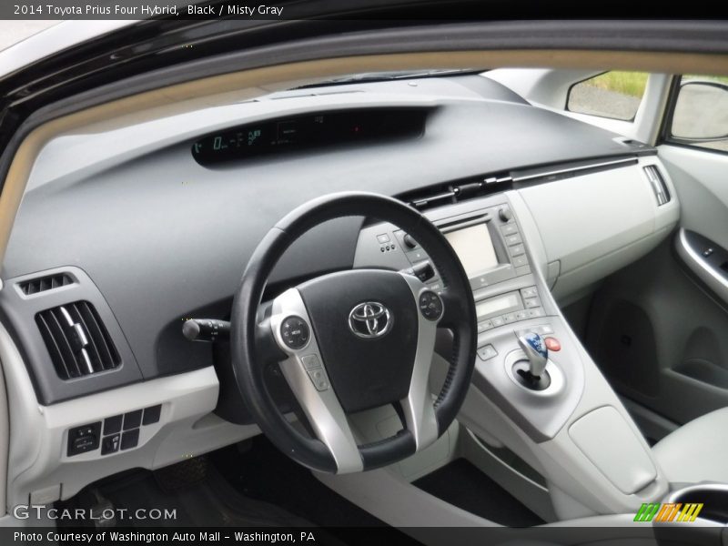 Black / Misty Gray 2014 Toyota Prius Four Hybrid