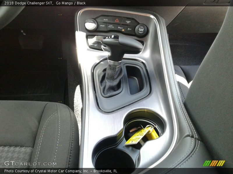 Go Mango / Black 2018 Dodge Challenger SXT