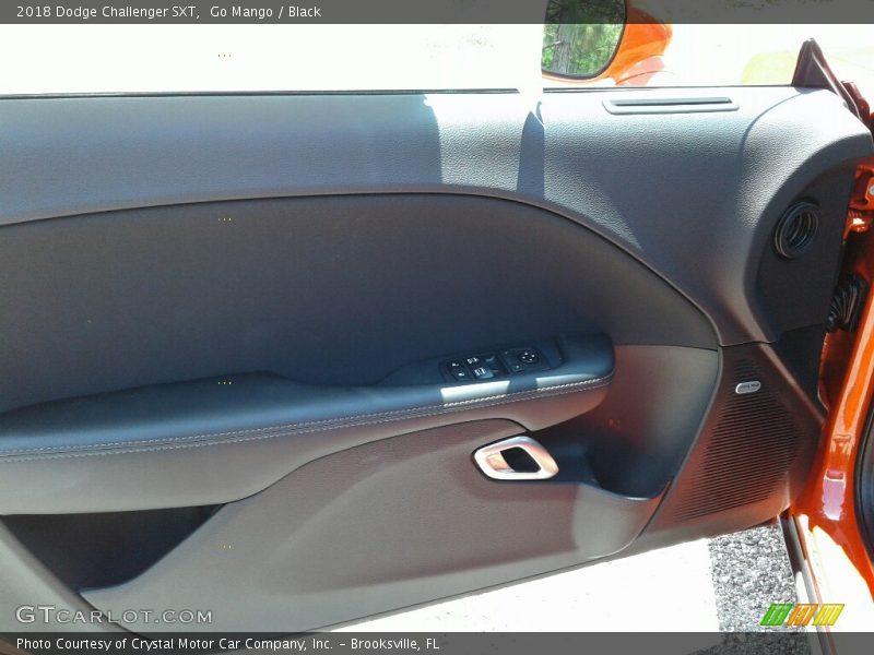 Go Mango / Black 2018 Dodge Challenger SXT