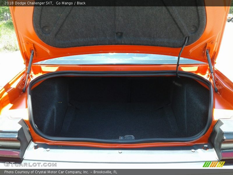 Go Mango / Black 2018 Dodge Challenger SXT