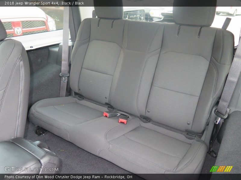 Rear Seat of 2018 Wrangler Sport 4x4