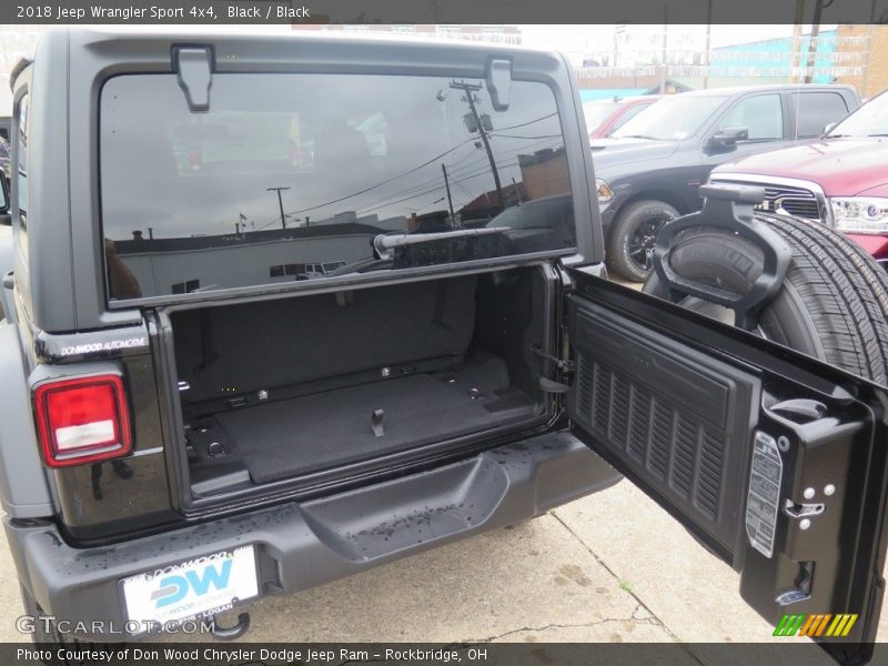 Black / Black 2018 Jeep Wrangler Sport 4x4