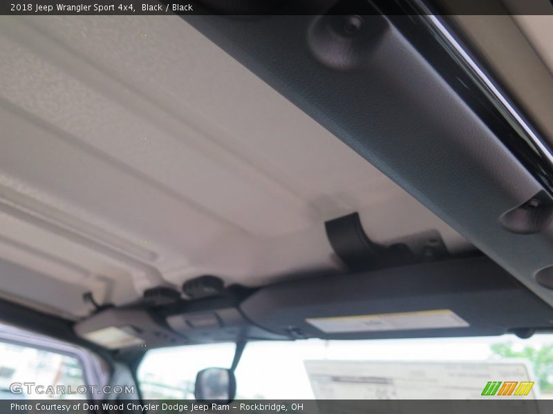 Black / Black 2018 Jeep Wrangler Sport 4x4