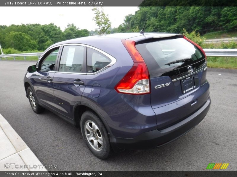 Twilight Blue Metallic / Gray 2012 Honda CR-V LX 4WD