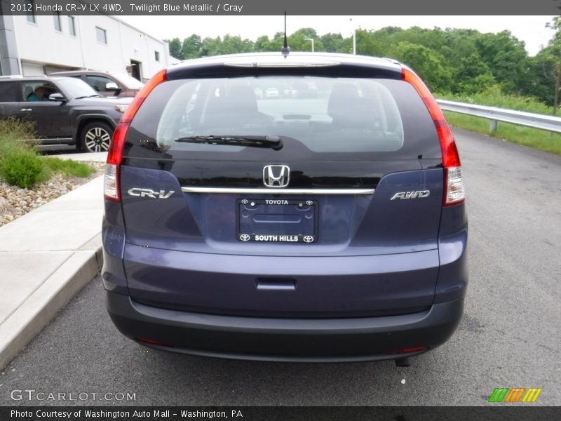 Twilight Blue Metallic / Gray 2012 Honda CR-V LX 4WD