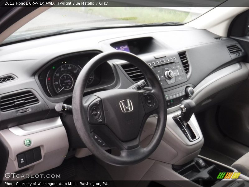 Twilight Blue Metallic / Gray 2012 Honda CR-V LX 4WD