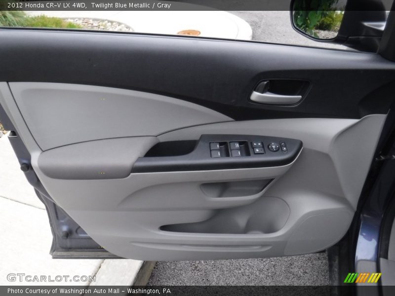 Twilight Blue Metallic / Gray 2012 Honda CR-V LX 4WD