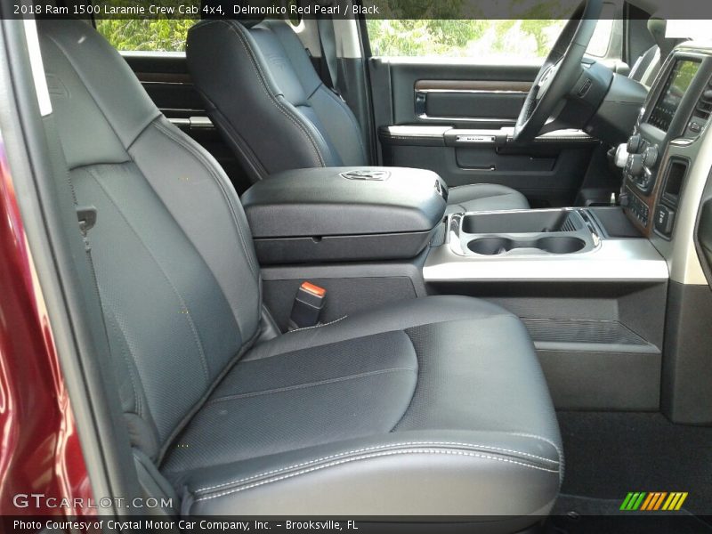 Delmonico Red Pearl / Black 2018 Ram 1500 Laramie Crew Cab 4x4