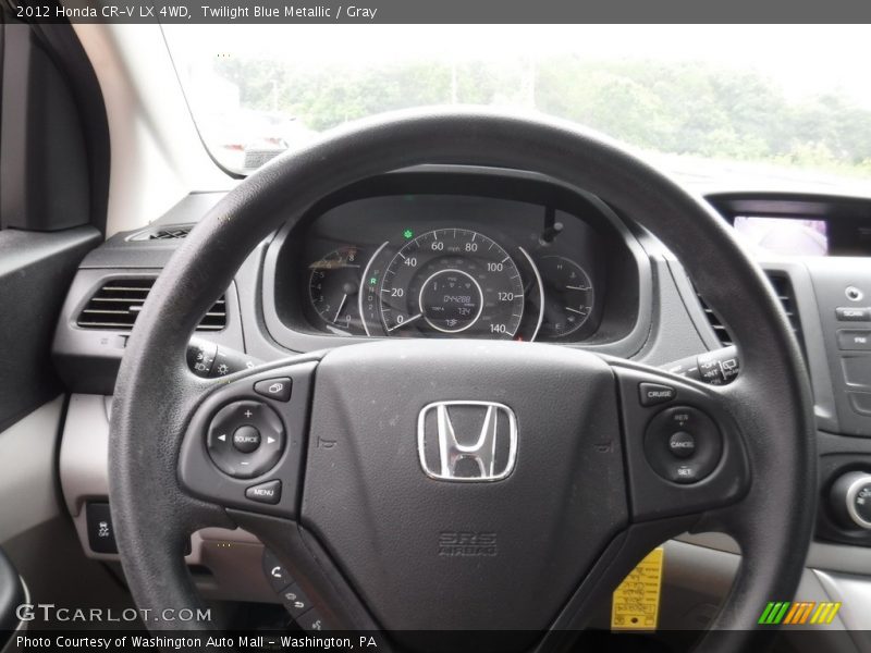 Twilight Blue Metallic / Gray 2012 Honda CR-V LX 4WD