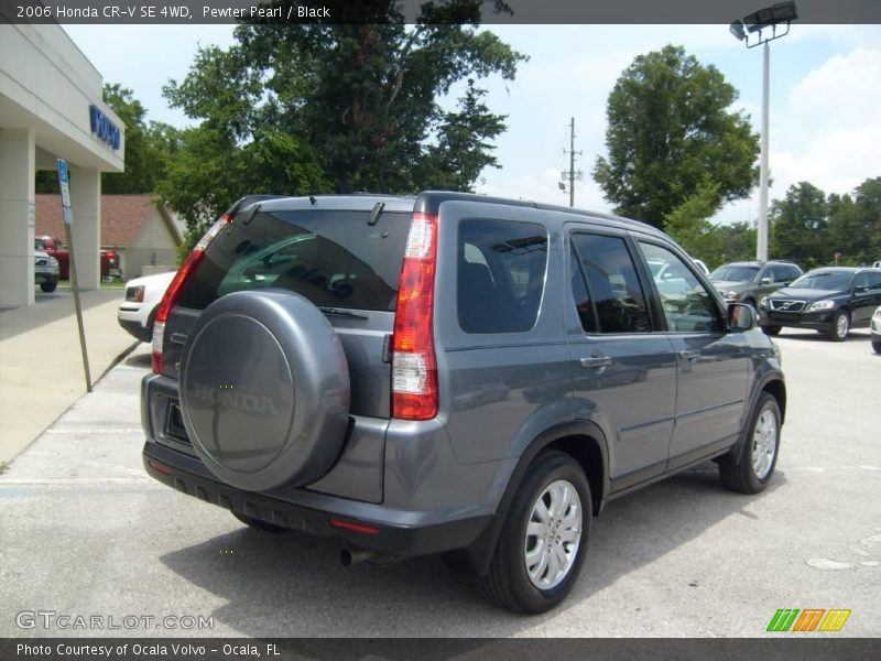 Pewter Pearl / Black 2006 Honda CR-V SE 4WD