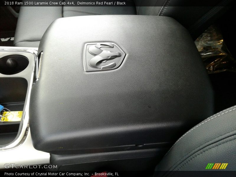 Delmonico Red Pearl / Black 2018 Ram 1500 Laramie Crew Cab 4x4