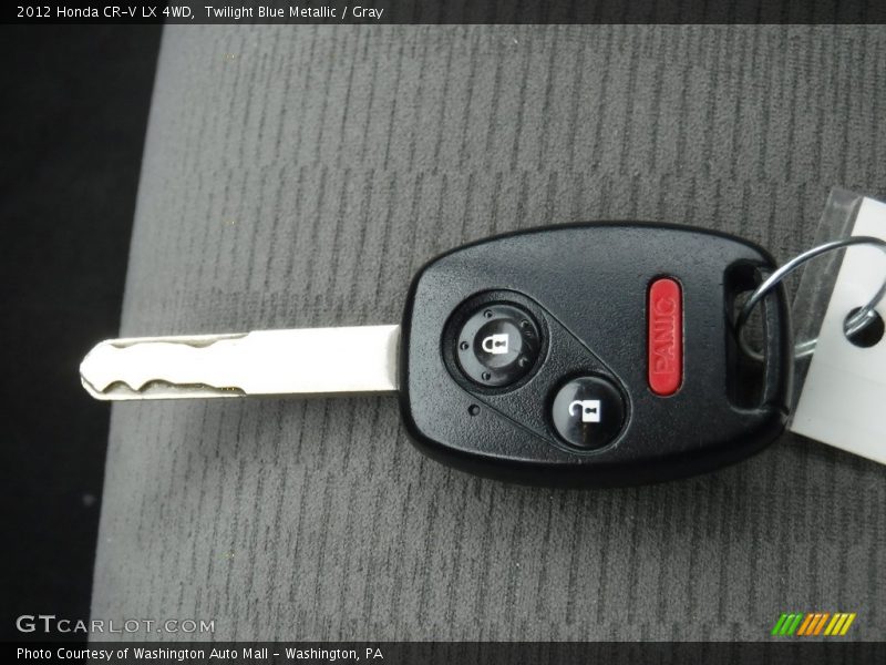 Twilight Blue Metallic / Gray 2012 Honda CR-V LX 4WD