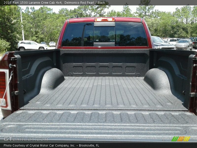 Delmonico Red Pearl / Black 2018 Ram 1500 Laramie Crew Cab 4x4
