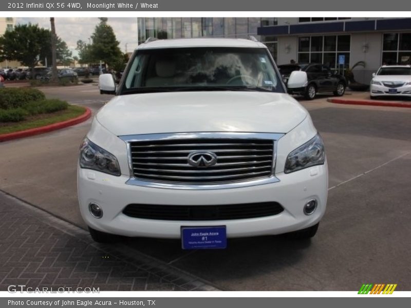 Moonlight White / Wheat 2012 Infiniti QX 56 4WD